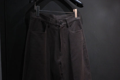 nonnotte / 5 Pockets Trousers / N-25A-075 / Licorice