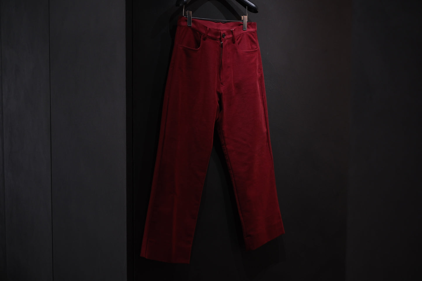nonnotte / 5 Pockets Trousers / N-25A-075 / Pomegranate