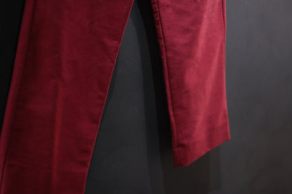 nonnotte / 5 Pockets Trousers / N-25A-075 / Pomegranate