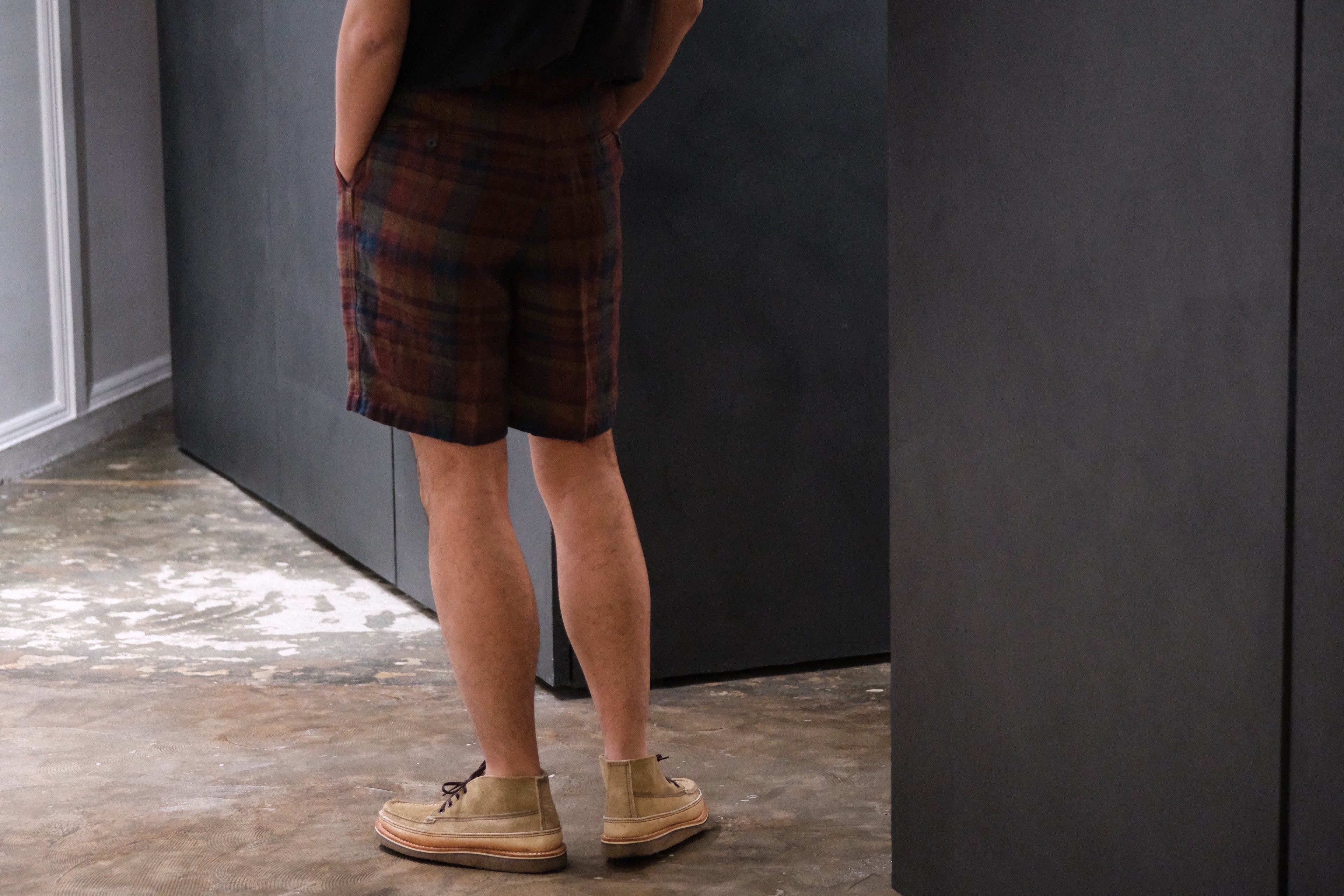 HEUGN / TROUSER103 / MADRAS TIM SHORTS – Lister
