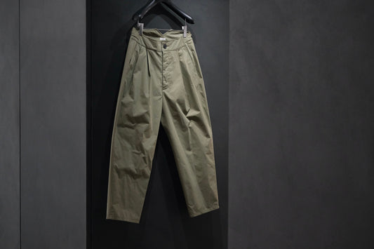 POSTELEGANT/ High Count Cotton Trousers