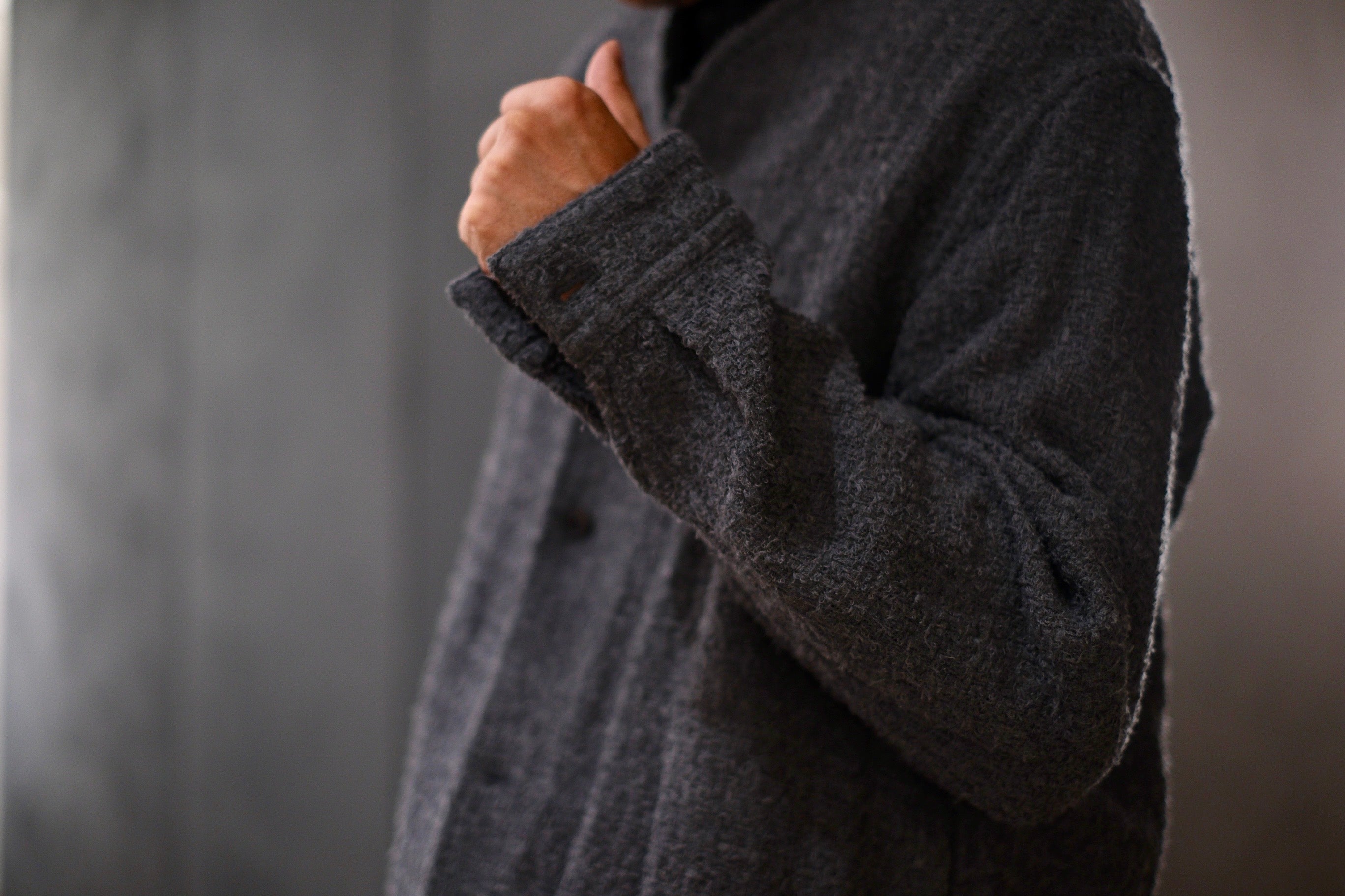 nonnotte / No Collar Shirts Jacket / N-25A-023 – Lister nonnotte / No Collar Shirts Jacket / N-25A-023 – Lister