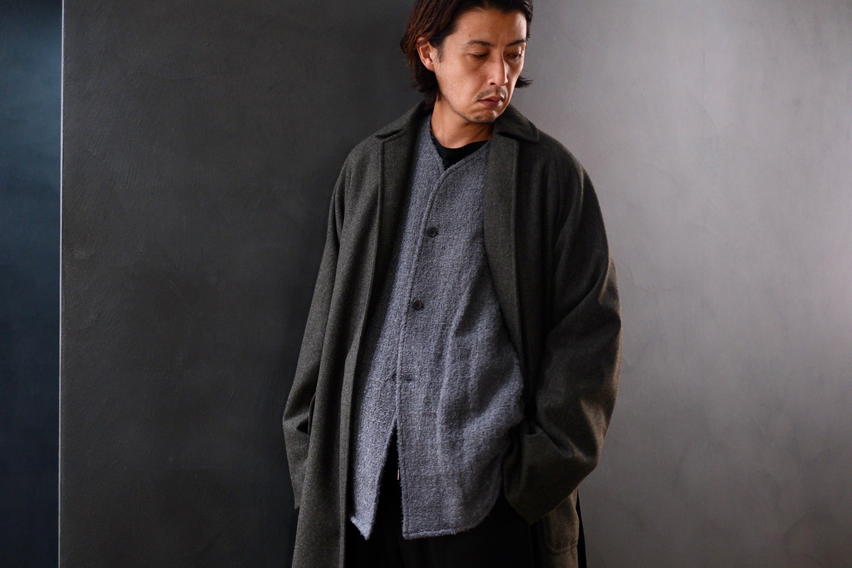 ジャケット・アウター nonnotte / No Collar Shirts Jacket nonnotte / No Collar Shirts Jacket / N-25A-023 – Lister