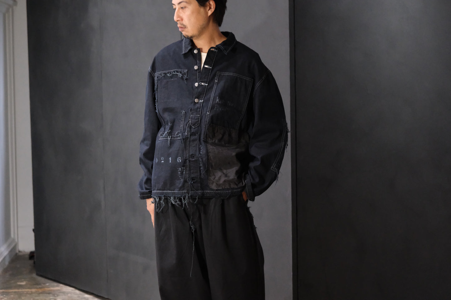 APPLIED ART FORMS/Modified Denim Work Shirt