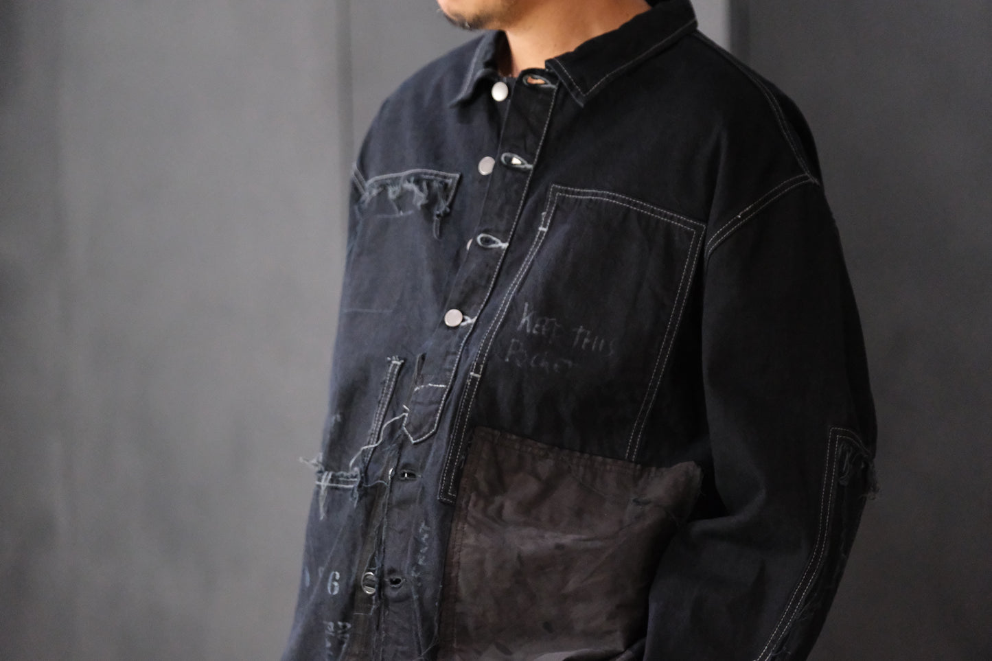 APPLIED ART FORMS/Modified Denim Work Shirt