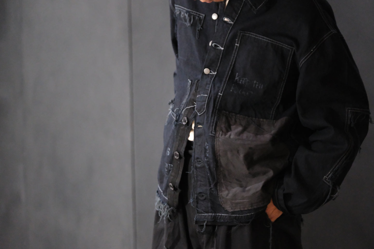 APPLIED ART FORMS/Modified Denim Work Shirt