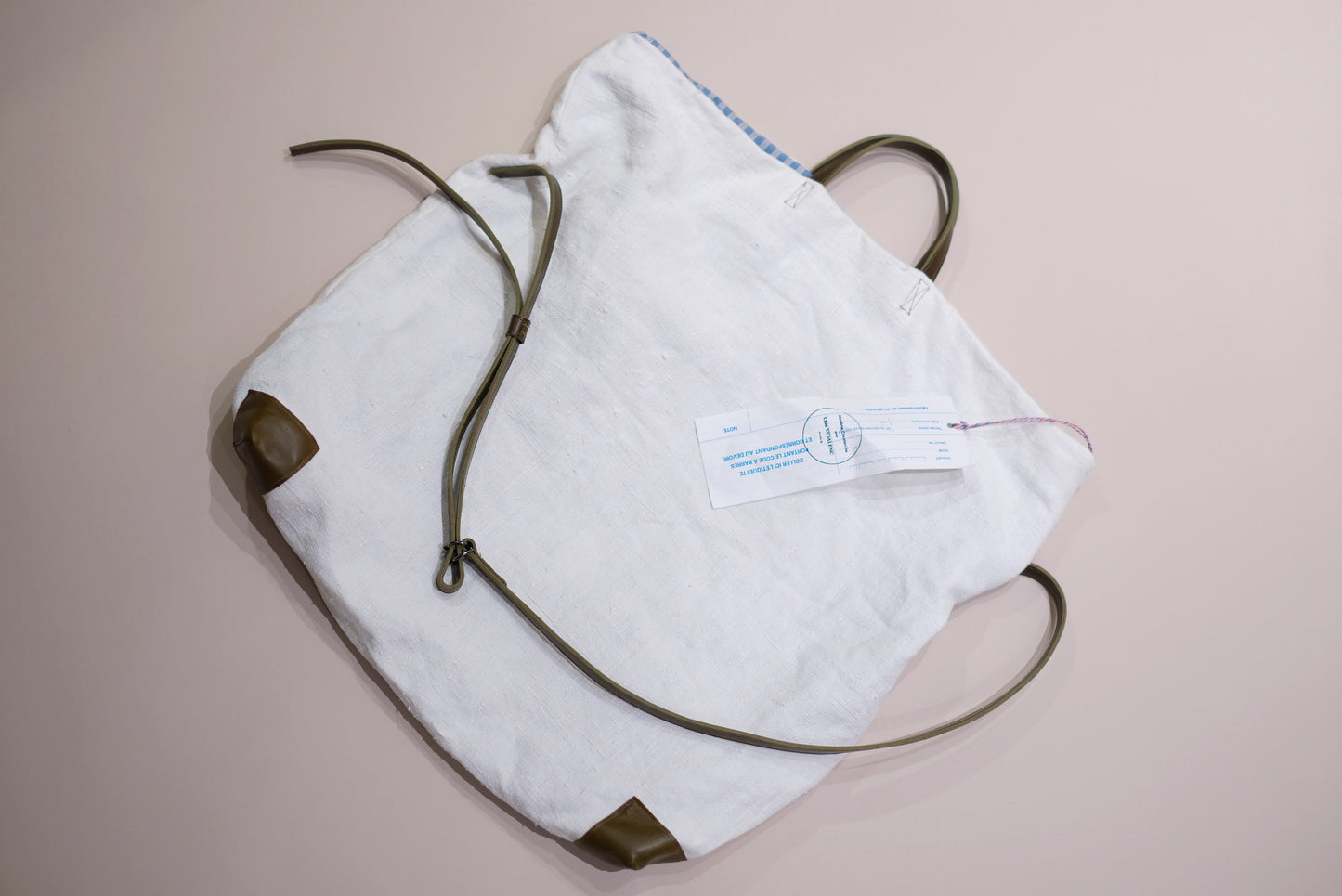 Chez VIDALENC × Marlène Coudeville   /  BAG GIPSY XL /  ANCIENT LINEN NATURAL