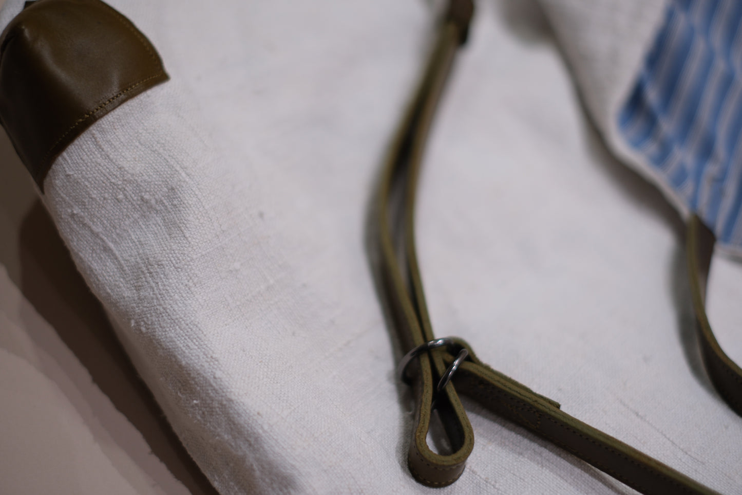 Chez VIDALENC × Marlène Coudeville   /  BAG GIPSY XL /  ANCIENT LINEN NATURAL