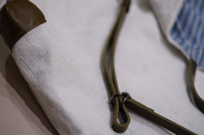 Chez VIDALENC × Marlène Coudeville   /  BAG GIPSY XL /  ANCIENT LINEN NATURAL