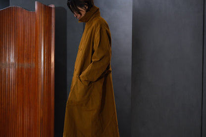 Chez Vidalenc / COAT MAC / COTTON ATA / MUSTARD