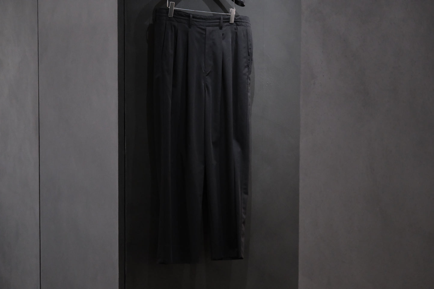 nonnotte / 2-Tuck Draw Cord Wide Trousers /  Eau de Tailleur