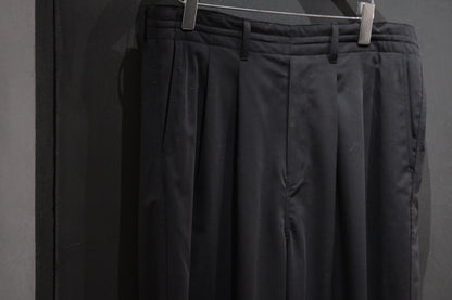 nonnotte / 2-Tuck Draw Cord Wide Trousers /  Eau de Tailleur