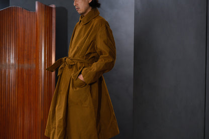 Chez Vidalenc / COAT MAC / COTTON ATA / MUSTARD