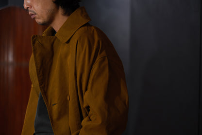 Chez Vidalenc / COAT MAC / COTTON ATA / MUSTARD