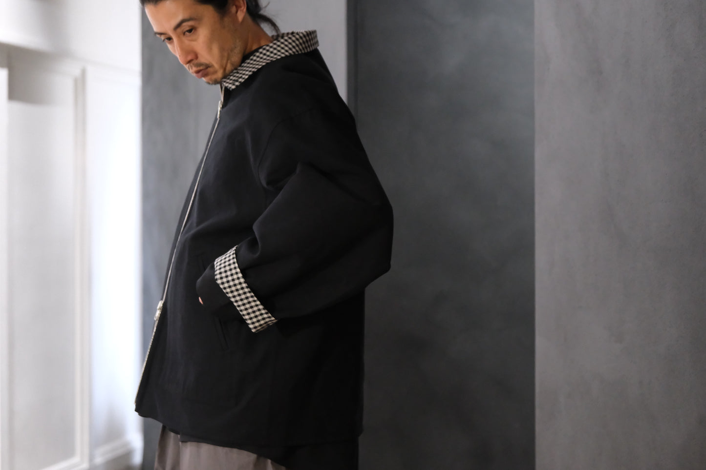POSTELEGANT/ Cotton Rever Blouson