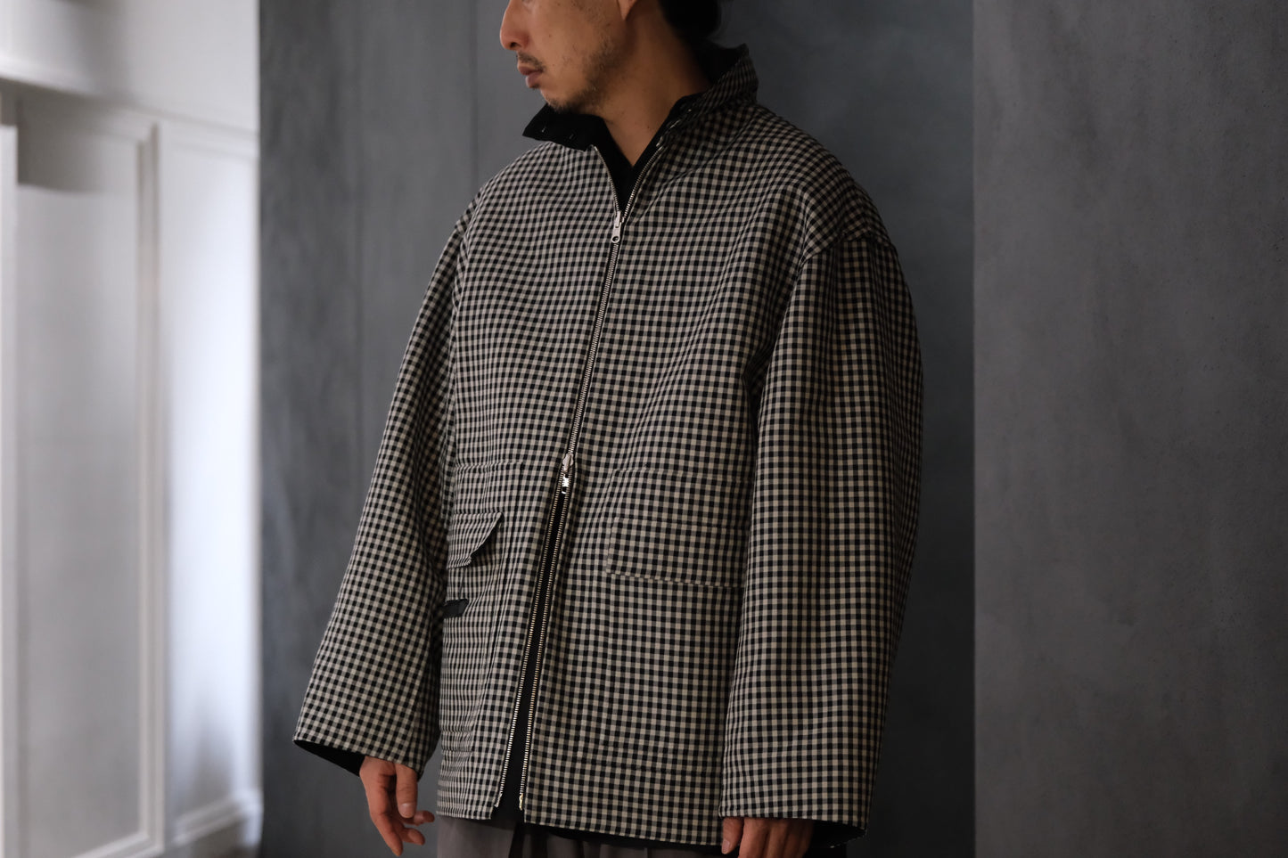 POSTELEGANT/ Cotton Rever Blouson