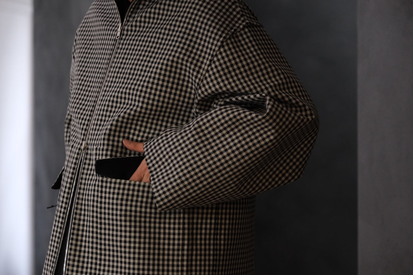 POSTELEGANT/ Cotton Rever Blouson