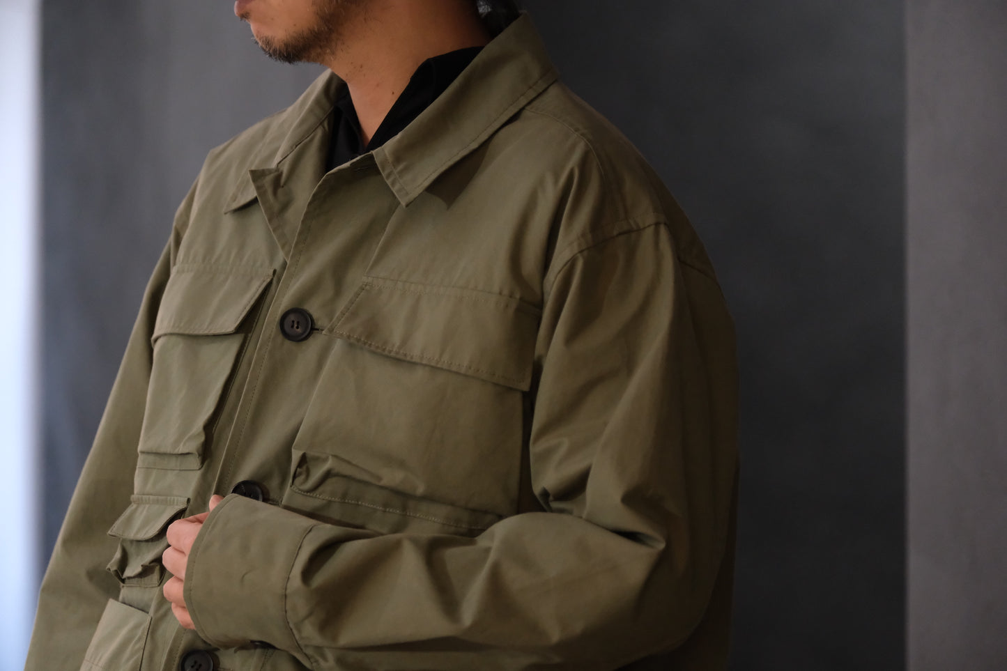 POSTELEGANT/ High Count Cotton Garden Jacket
