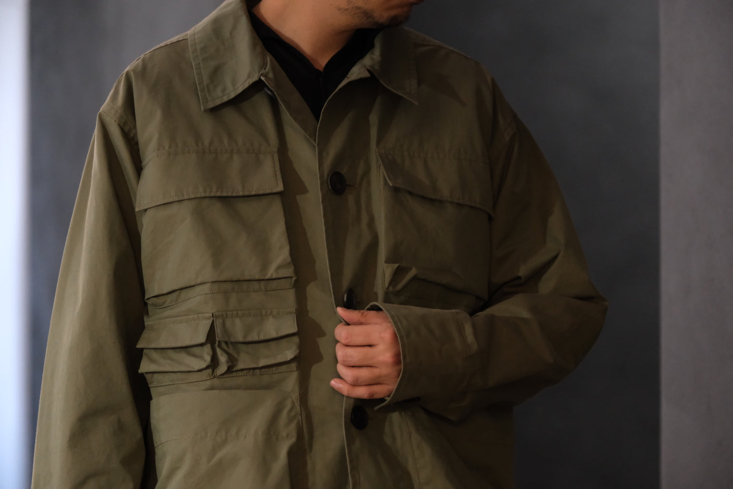POSTELEGANT/ High Count Cotton Garden Jacket
