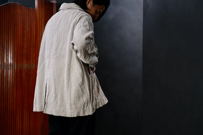 Chez VIDALENC  /  JACKET  MONGOLUX / ANCIENT LINEN