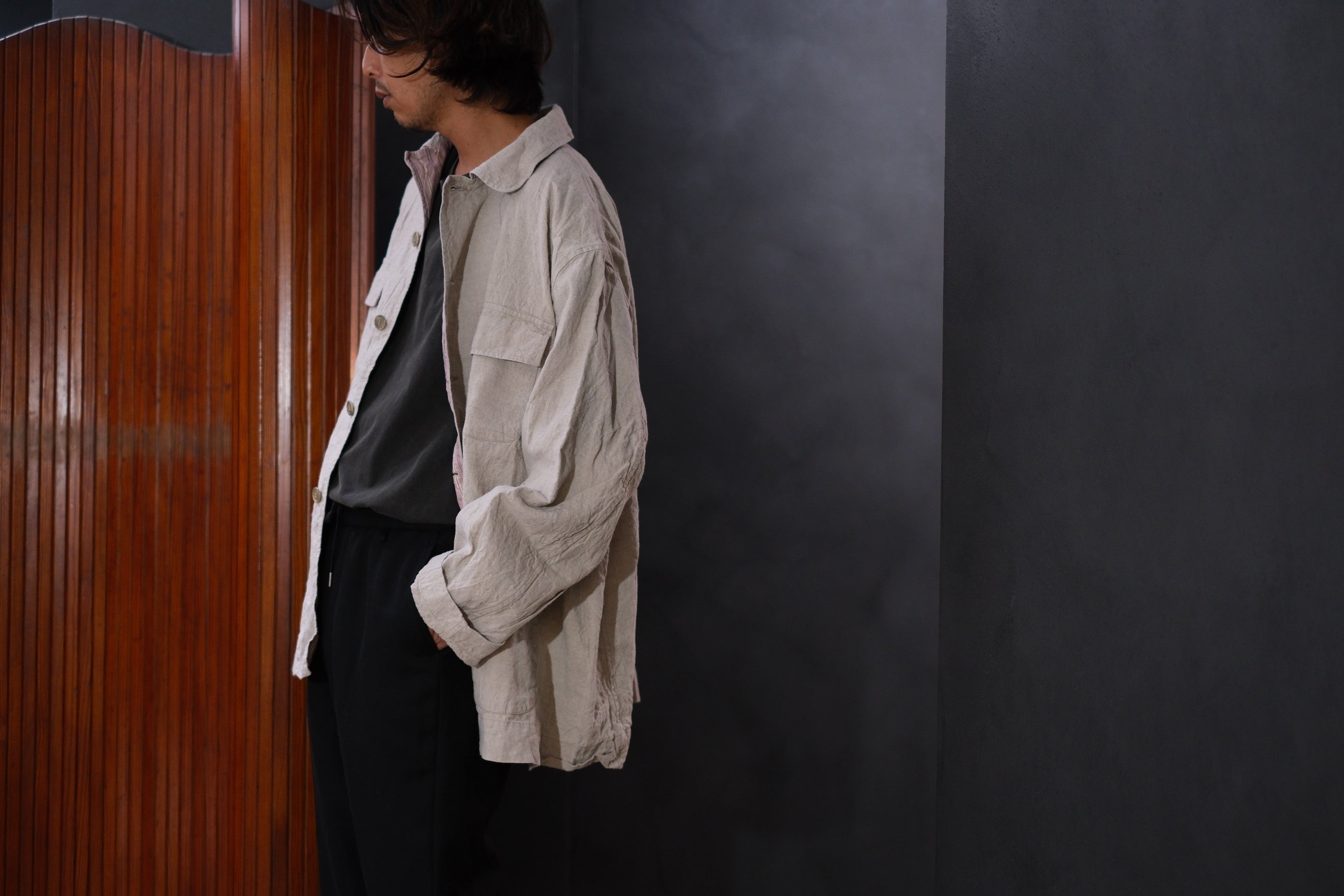 Chez VIDALENC / JACKET MONGOLUX / ANCIENT LINEN – Lister