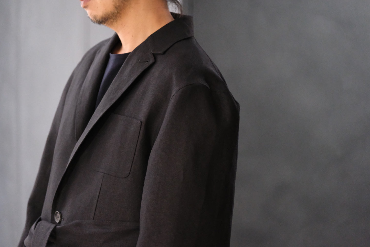 POSTELEGANT/ Washi Paper Rever Jacket