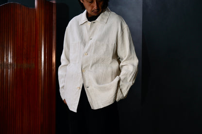 Chez VIDALENC  /  JACKET KUB /  ANTIC LINEN