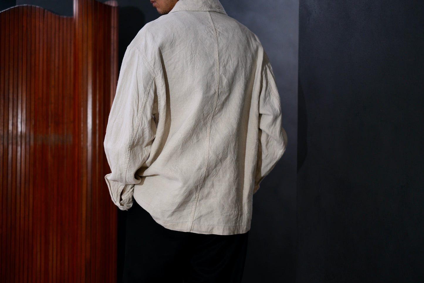Chez VIDALENC  /  JACKET KUB /  ANTIC LINEN