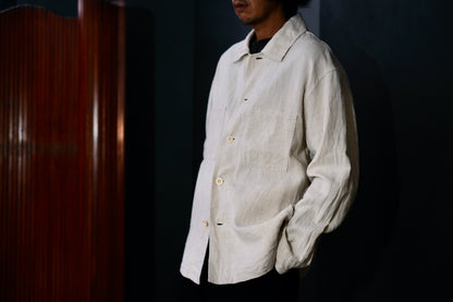 Chez VIDALENC  /  JACKET KUB /  ANTIC LINEN