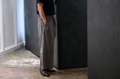 POSTELEGANT/ High Count Cotton Extra Wide Trousers