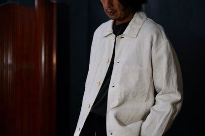 Chez VIDALENC  /  JACKET KUB /  ANTIC LINEN