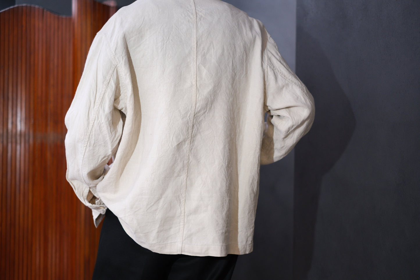 Chez VIDALENC  /  JACKET KUB /  ANTIC LINEN