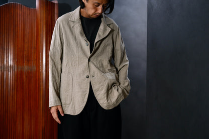 Chez Vidalenc  / Jacket P3  /  Wool Boiled Beige