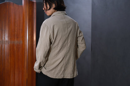 Chez Vidalenc  / Jacket P3  /  Wool Boiled Beige