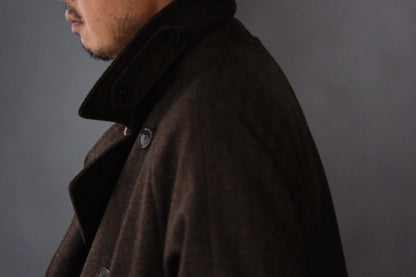 COHÉRENCE / Mod.FOUFOU Ⅱ / CHEVRON TWEED JERSEY / BROWN