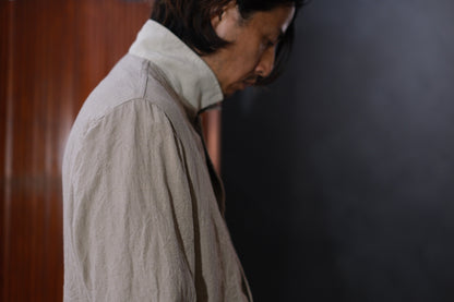 Chez Vidalenc  / Jacket P3  /  Wool Boiled Beige