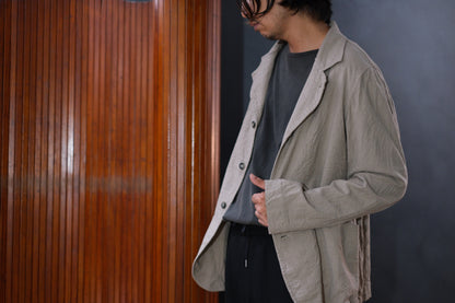 Chez Vidalenc  / Jacket P3  /  Wool Boiled Beige