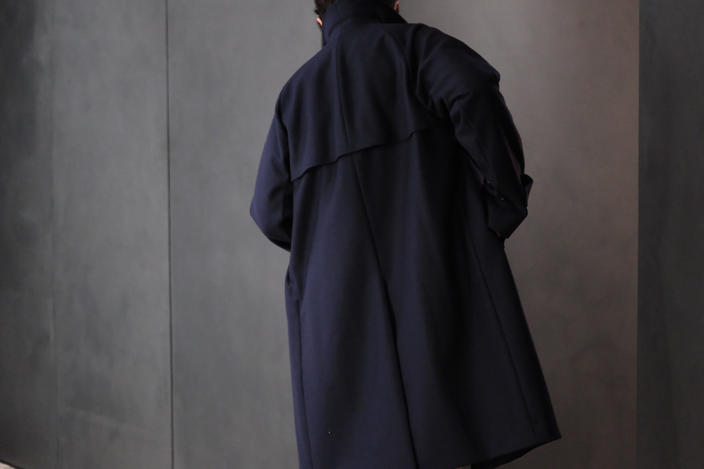 COHÉRENCE / Mod.FOUFOU Ⅱ/MELTON JERSEY / D.BLUE.