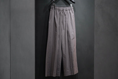 POSTELEGANT/ High Count Cotton Extra Wide Trousers