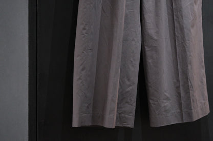 POSTELEGANT/ High Count Cotton Extra Wide Trousers