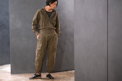 Chez Vidalenc/ JUMPY MEN  /COTTON SAILOR /KHAKI BROWN