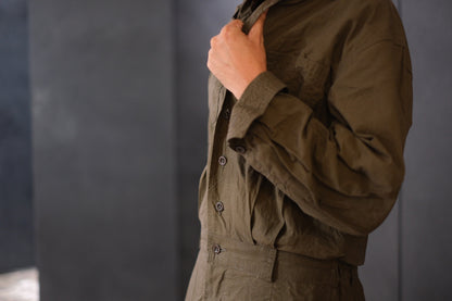 Chez Vidalenc/ JUMPY MEN  /COTTON SAILOR /KHAKI BROWN