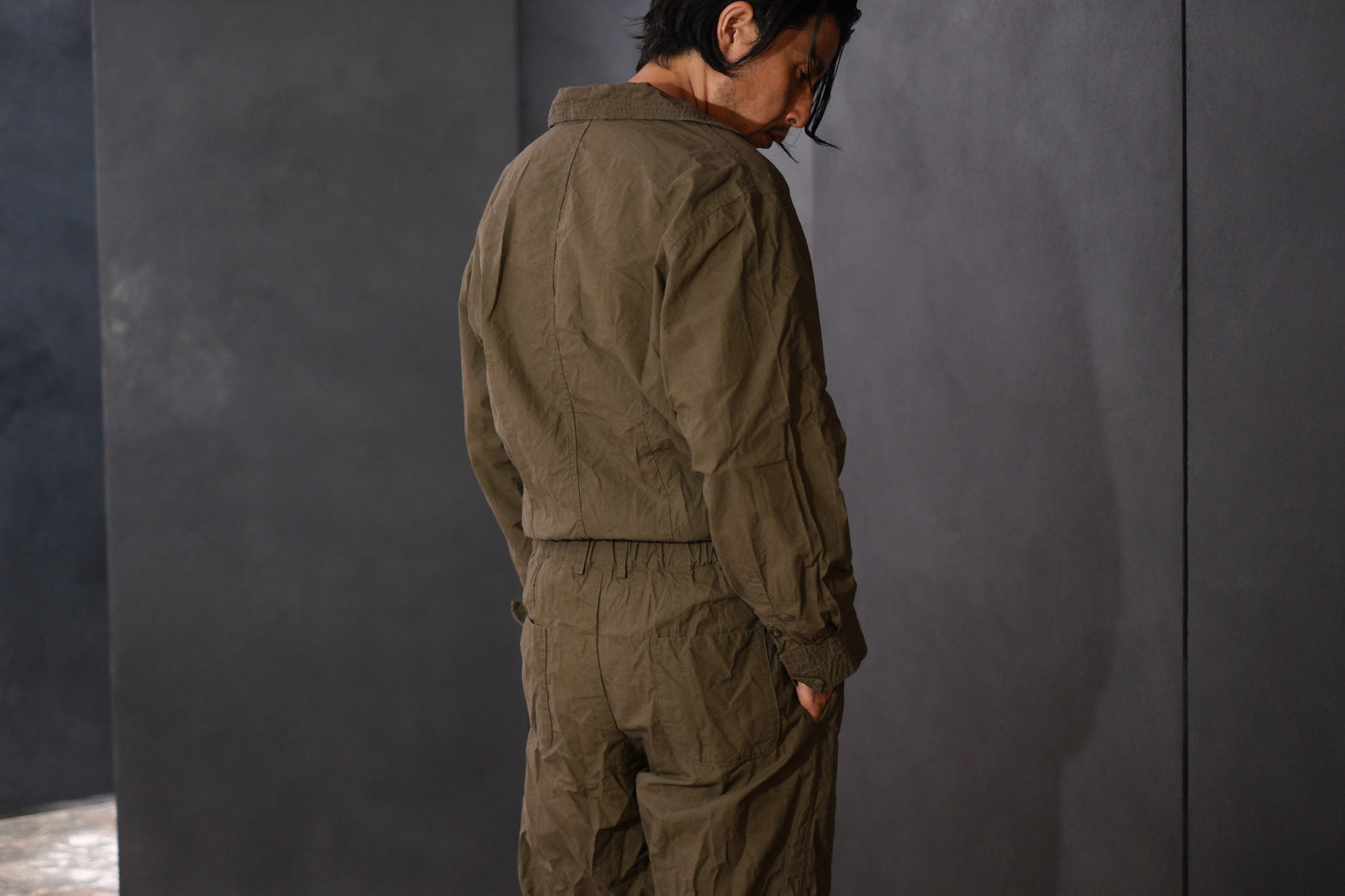 Chez Vidalenc/ JUMPY MEN  /COTTON SAILOR /KHAKI BROWN