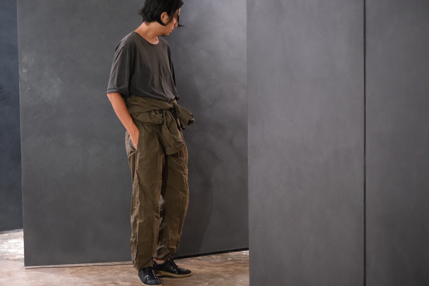 Chez Vidalenc/ JUMPY MEN  /COTTON SAILOR /KHAKI BROWN