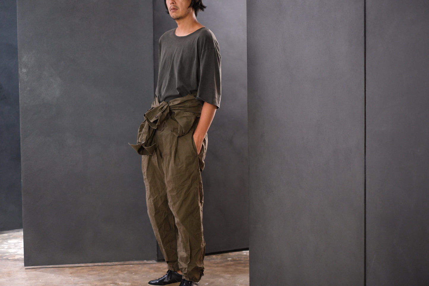 Chez Vidalenc/ JUMPY MEN  /COTTON SAILOR /KHAKI BROWN