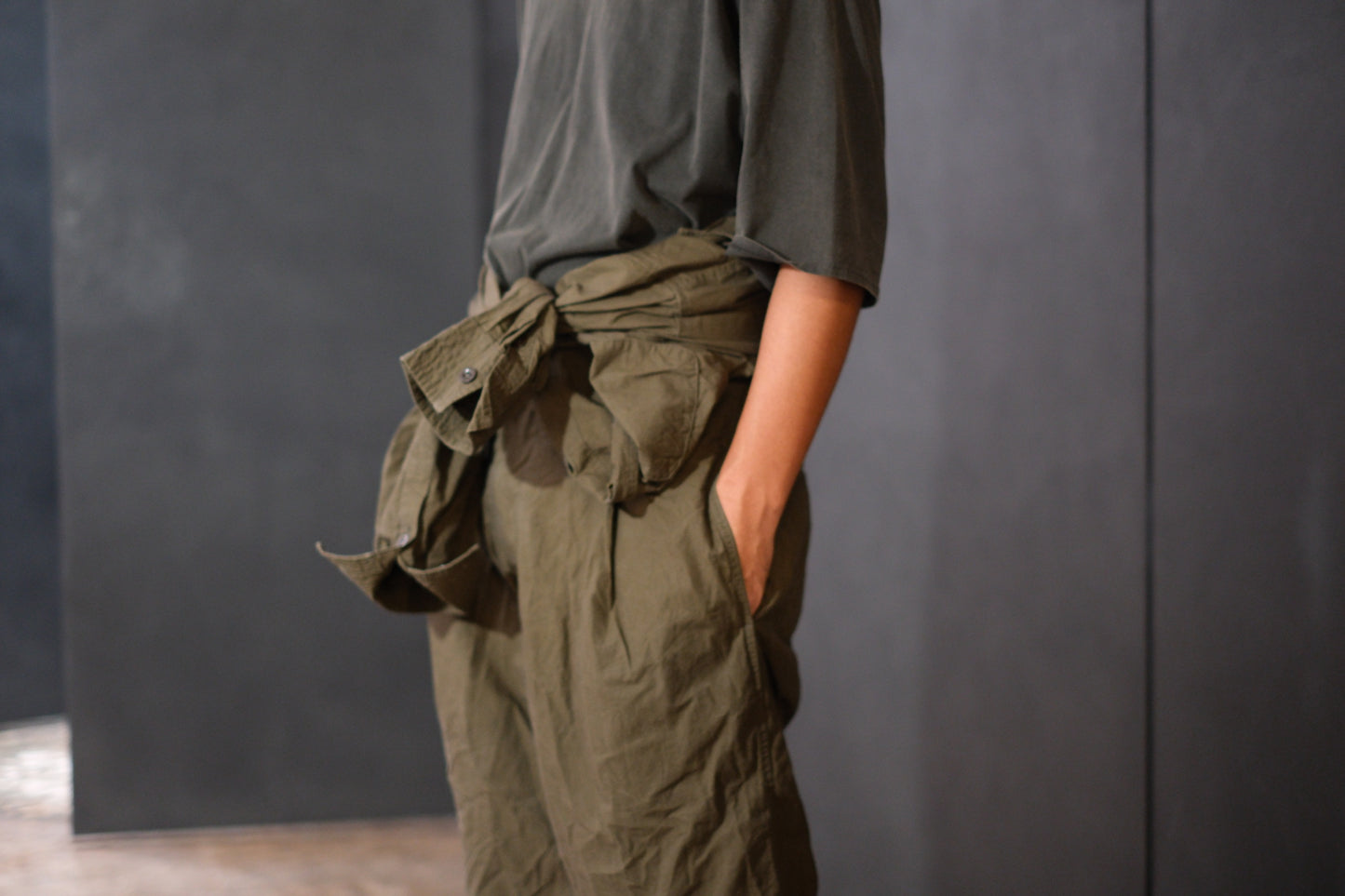 Chez Vidalenc/ JUMPY MEN  /COTTON SAILOR /KHAKI BROWN