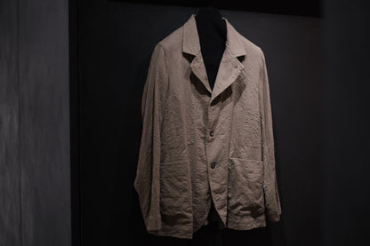 Chez Vidalenc  / Jacket P3  /  Wool Boiled Beige