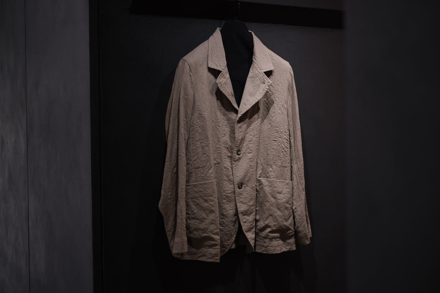 Chez Vidalenc  / Jacket P3  /  Wool Boiled Beige