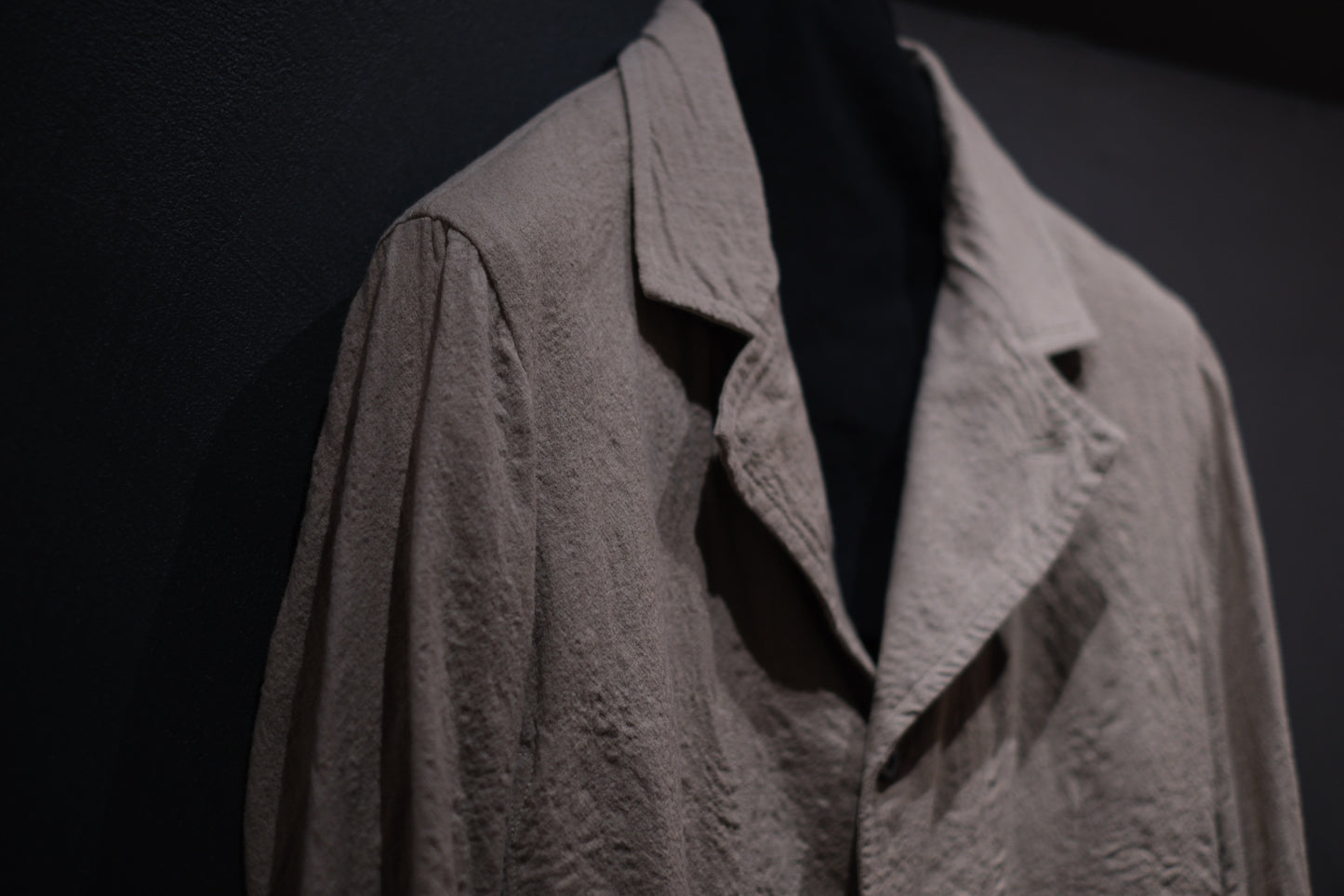 Chez Vidalenc  / Jacket P3  /  Wool Boiled Beige