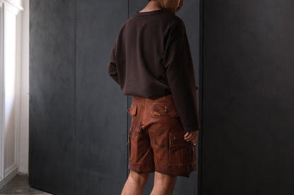 GOOD KARMA DEVELOPMENT  LAZY Ezo Deer Shorts (BROWN .)